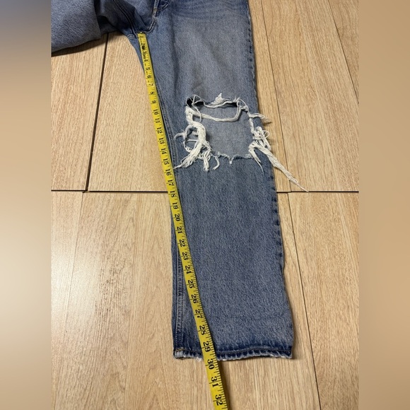 Agolde 90’s Pinch Waist Distressed Jean - Picture 4 of 7